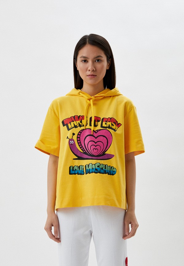 

Футболка Love Moschino, Желтый