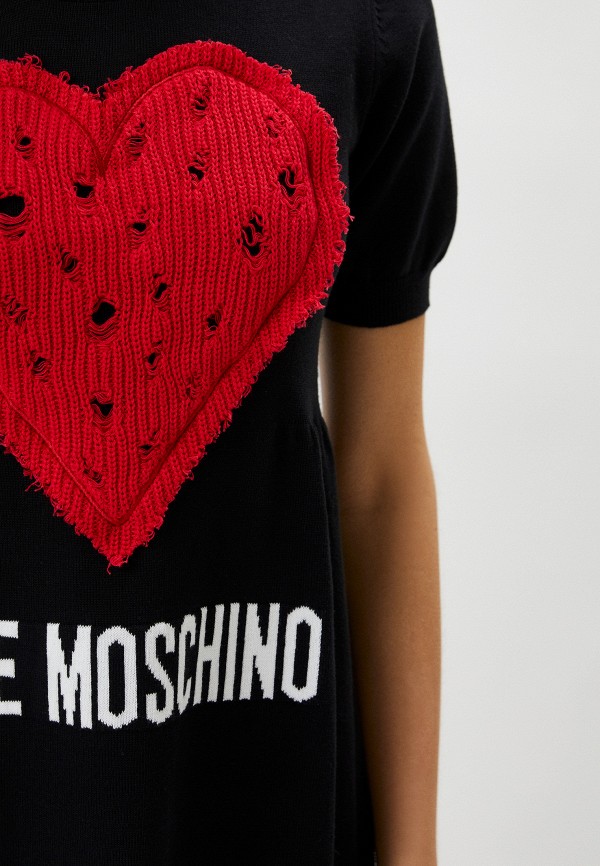 Платье Love Moschino черный, размер 40, фото 4