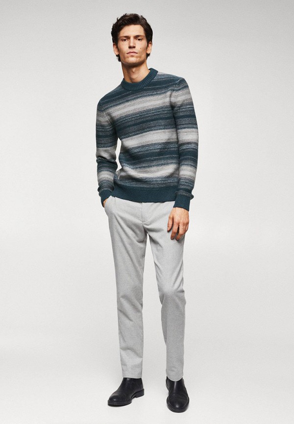 Джемпер Mango Man синий, размер 50, фото 2