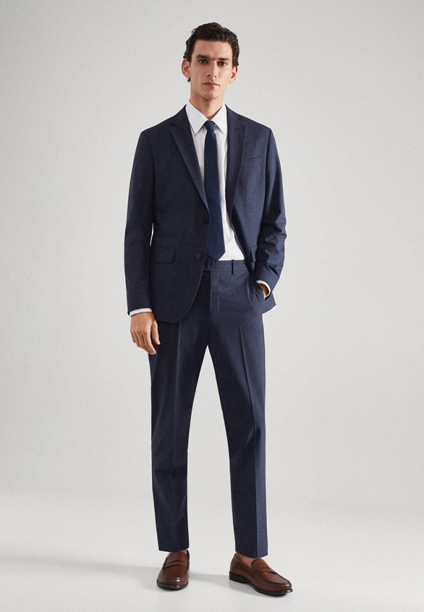 Пиджак Mango Man синий, размер 54, фото 2