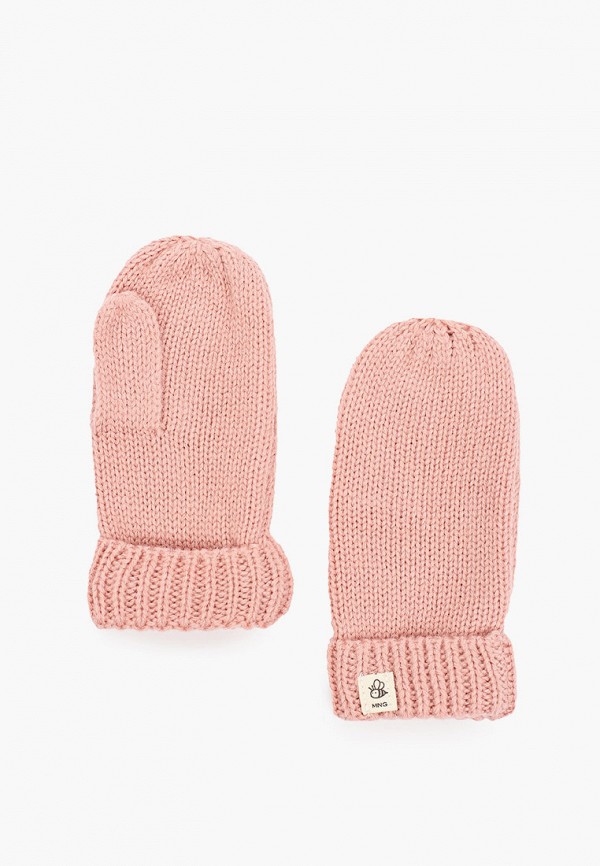 

Варежки Mango Kids, Розовый, QUEBECG