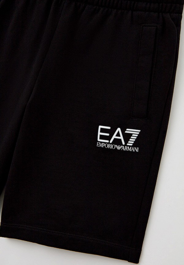 Шорты спортивные EA7 черный, размер 152, фото 3