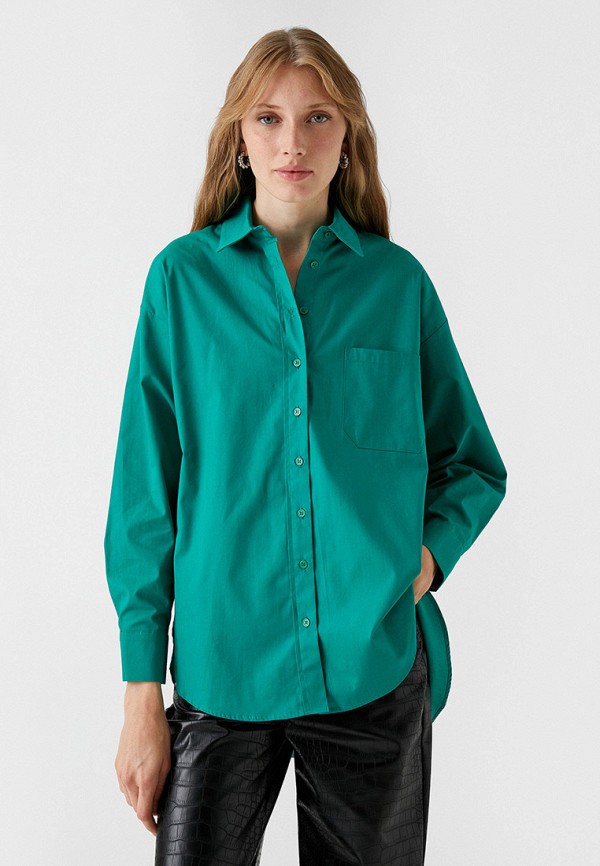 Рубашка Koton бирюзового цвета