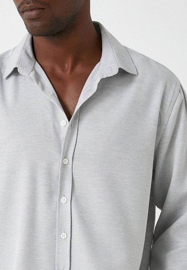 Рубашка Koton серый, размер 54, фото 4