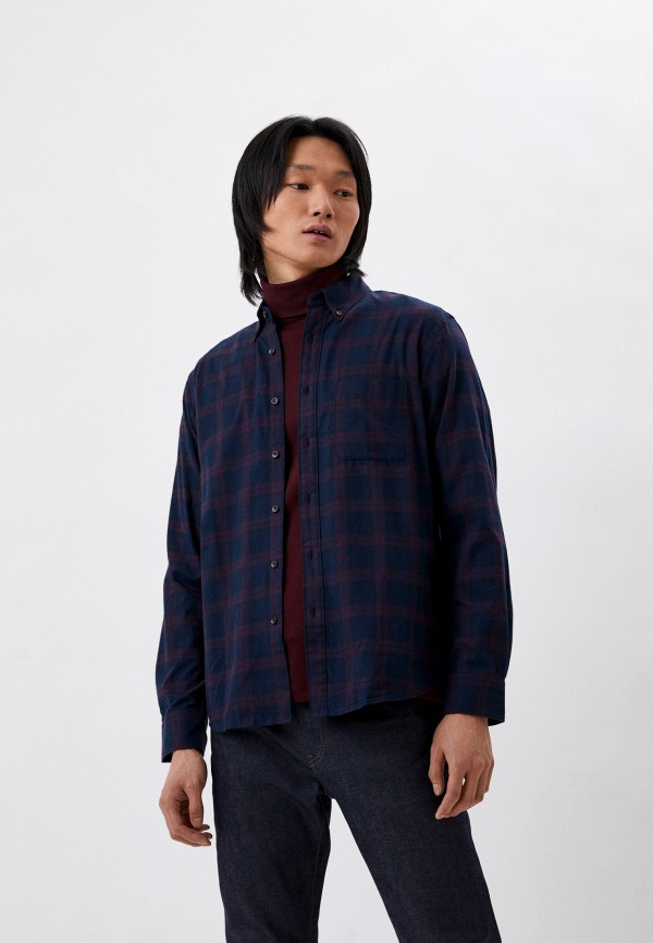 

Рубашка UNIQLO, Фиолетовый, из фланели