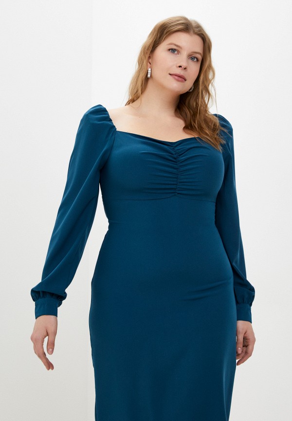 Платье Icehot бирюзовый, размер 50, фото 2