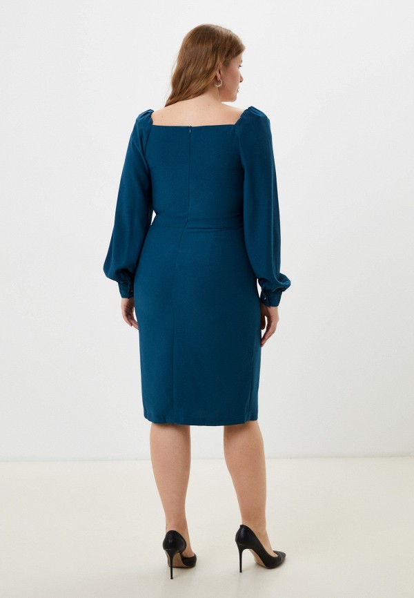 Платье Icehot бирюзовый, размер 50, фото 3