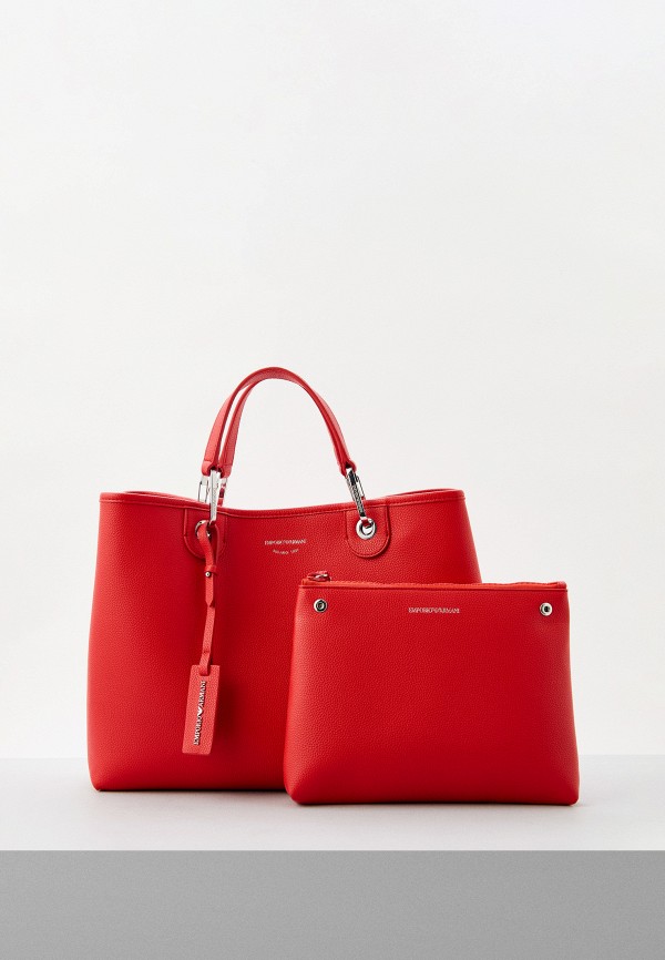 

Сумка, косметичка и брелок Emporio Armani, Красный