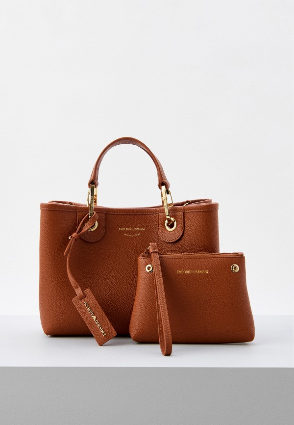 

Сумка, косметичка и брелок Emporio Armani, Коричневый