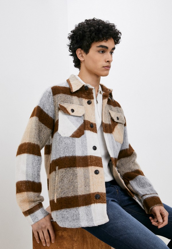 

Рубашка RNT23, Коричневый, overshirt