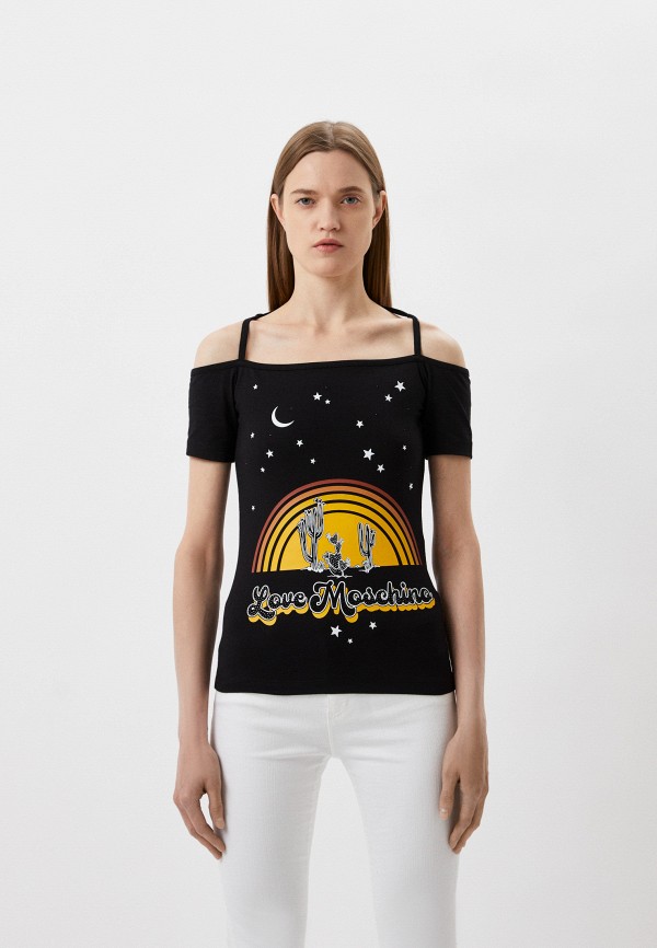 

Футболка Love Moschino, Черный