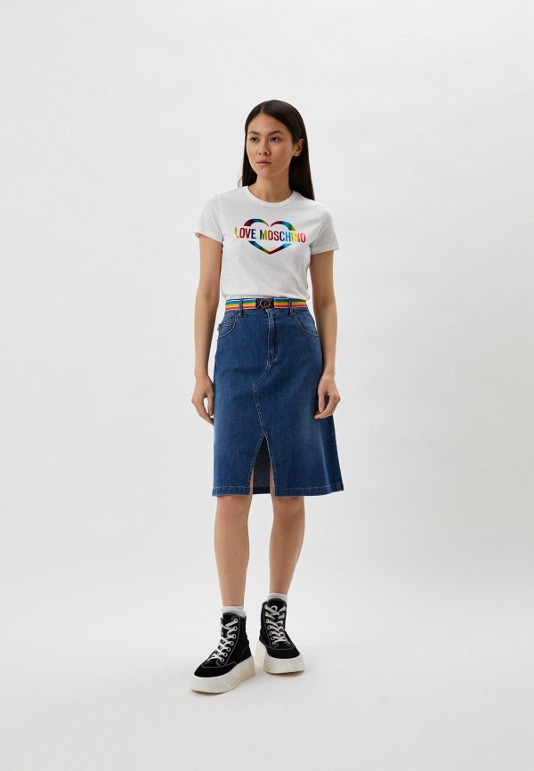 фото Юбка джинсовая love moschino