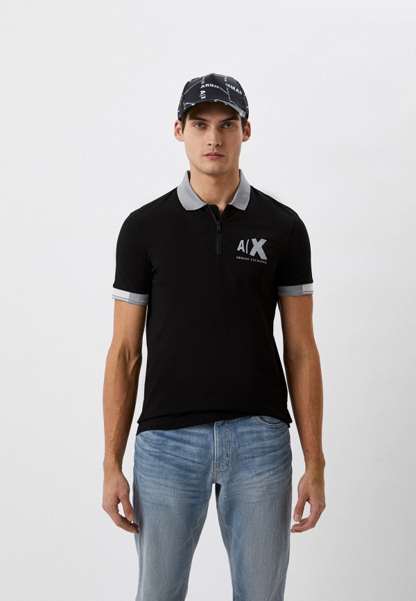 

Поло Armani Exchange, Черный