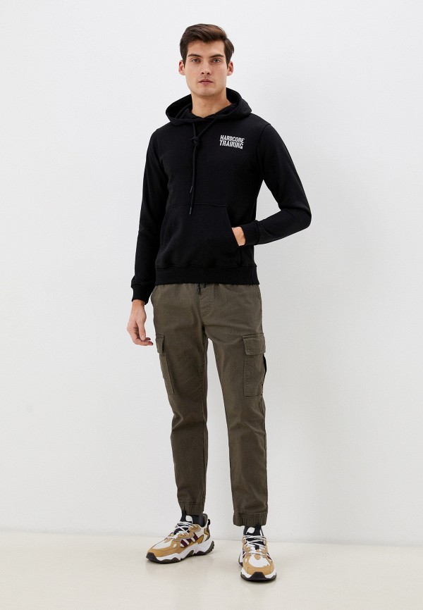 Худи Hardcore Training черный, размер 48, фото 2