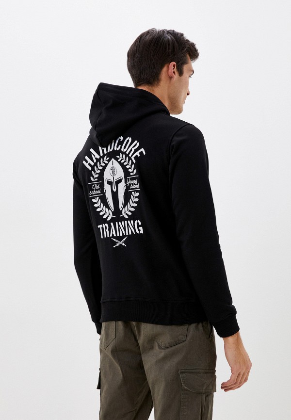 Худи Hardcore Training черный, размер 48, фото 3