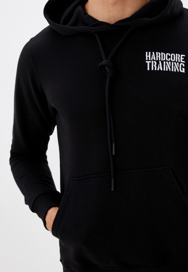 Худи Hardcore Training черный, размер 48, фото 4