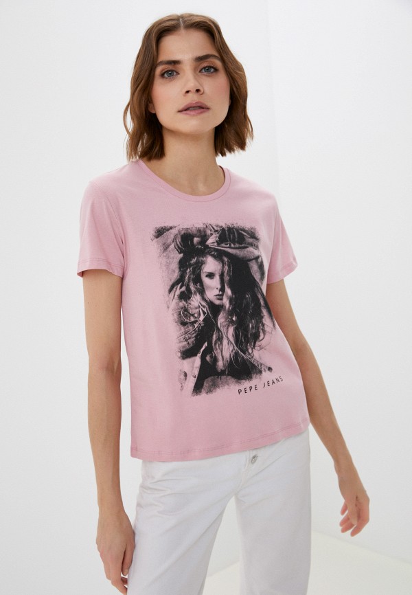 

Футболка Pepe Jeans, Розовый