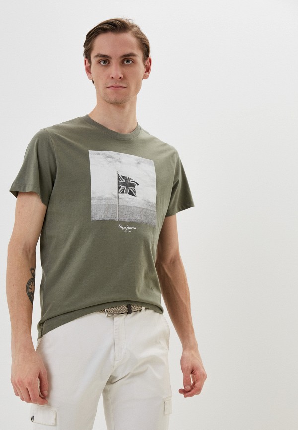 

Футболка Pepe Jeans, Хаки