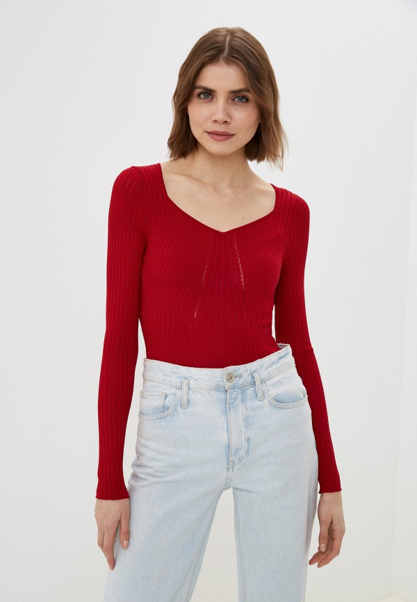 Пуловер Motivi красного цвета