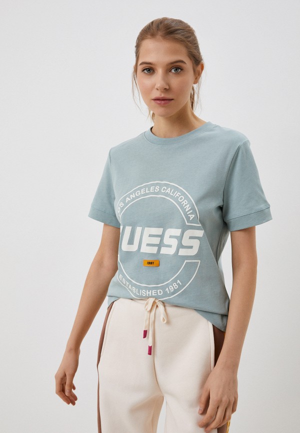 

Футболка Guess, Бирюзовый, BRYANA