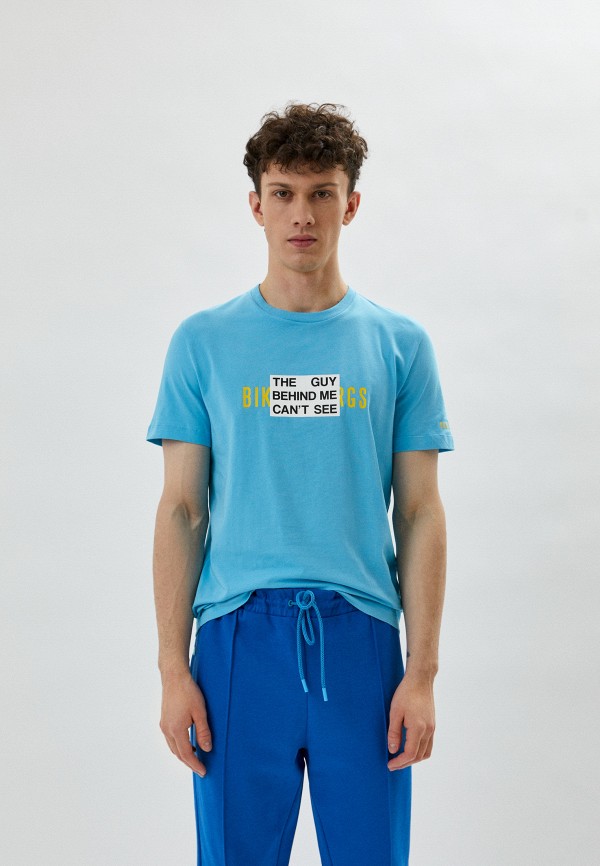 

Футболка Bikkembergs, Голубой
