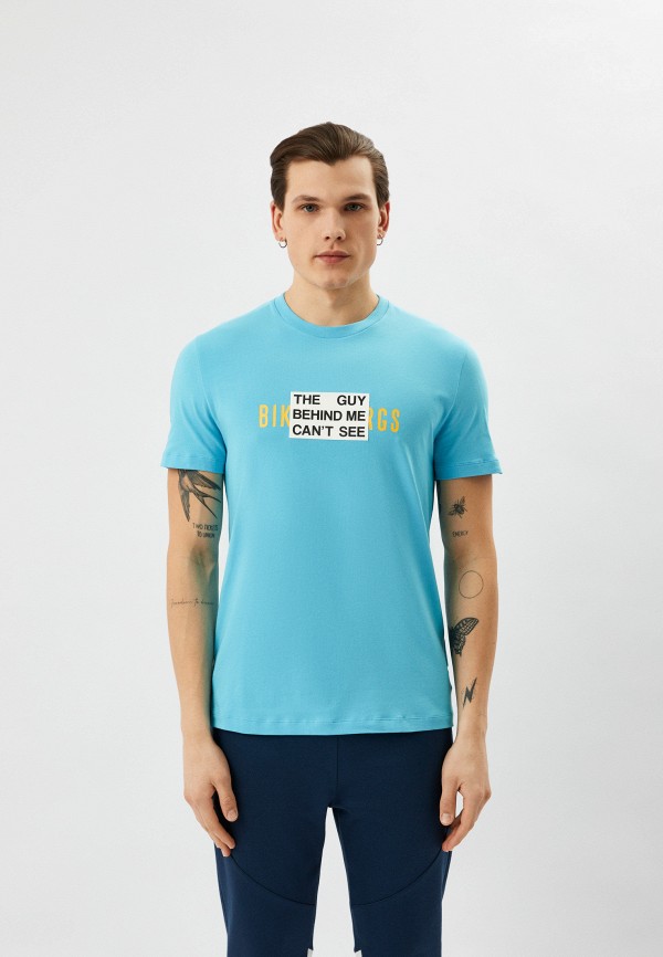 

Футболка Bikkembergs, Голубой