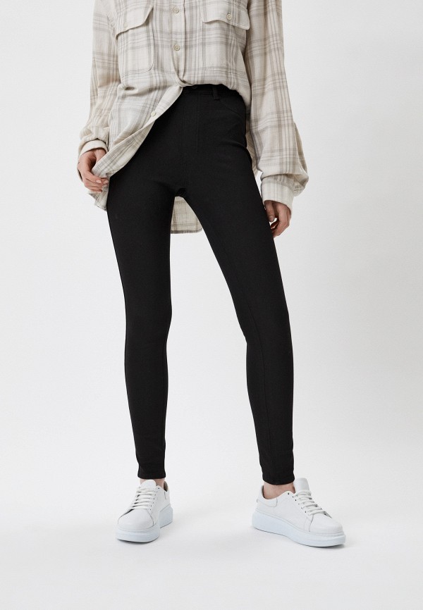 

Джеггинсы UNIQLO, Черный, ультраэластичные