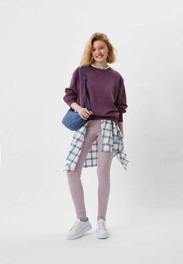 Джеггинсы UNIQLO фиолетовый, размер 40, фото 2
