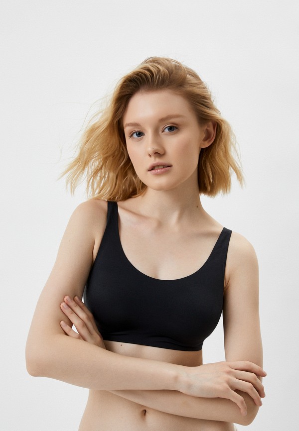 

Бюстгальтер UNIQLO, Черный, без косточек
