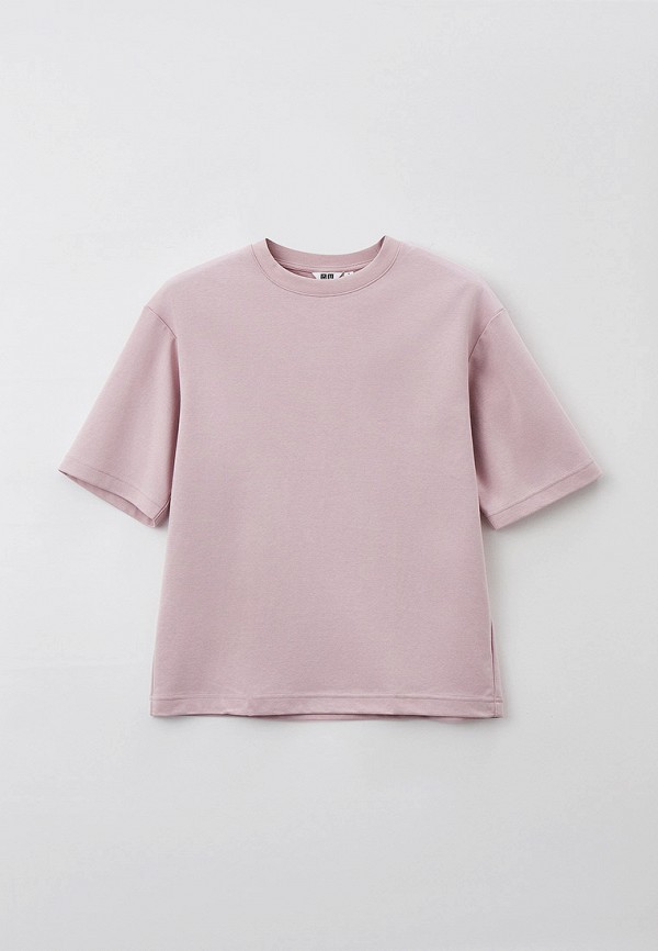

Футболка UNIQLO, Розовый, Uniqlo U AIRism с хлопком