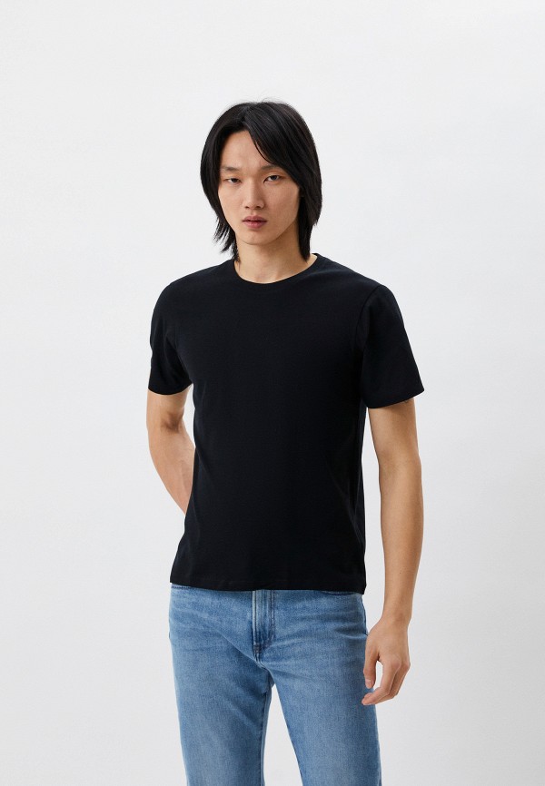 

Футболка UNIQLO, Черный, из хлопка SUPIMA