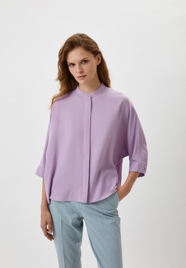 

Блуза UNIQLO, Фиолетовый, из вискозы