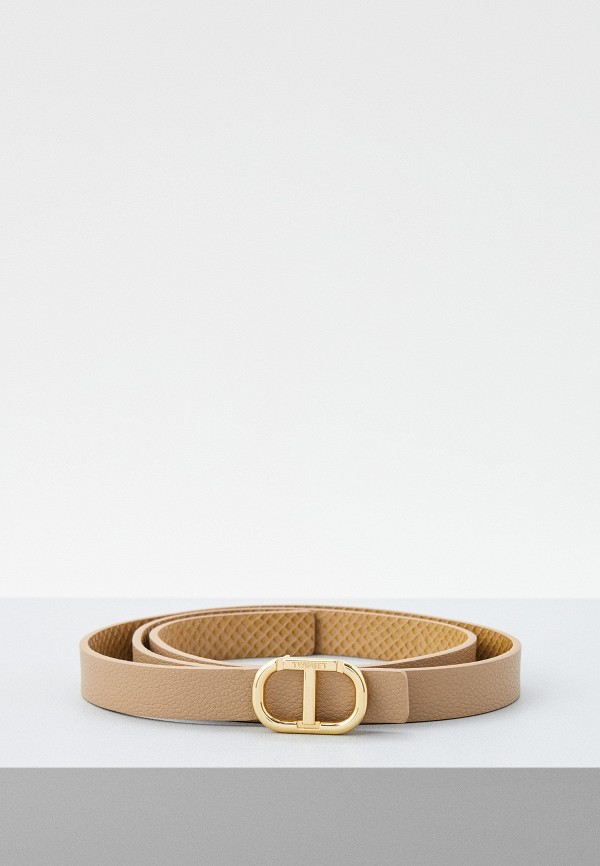 

Ремень Twinset Milano, Бежевый, reversible
