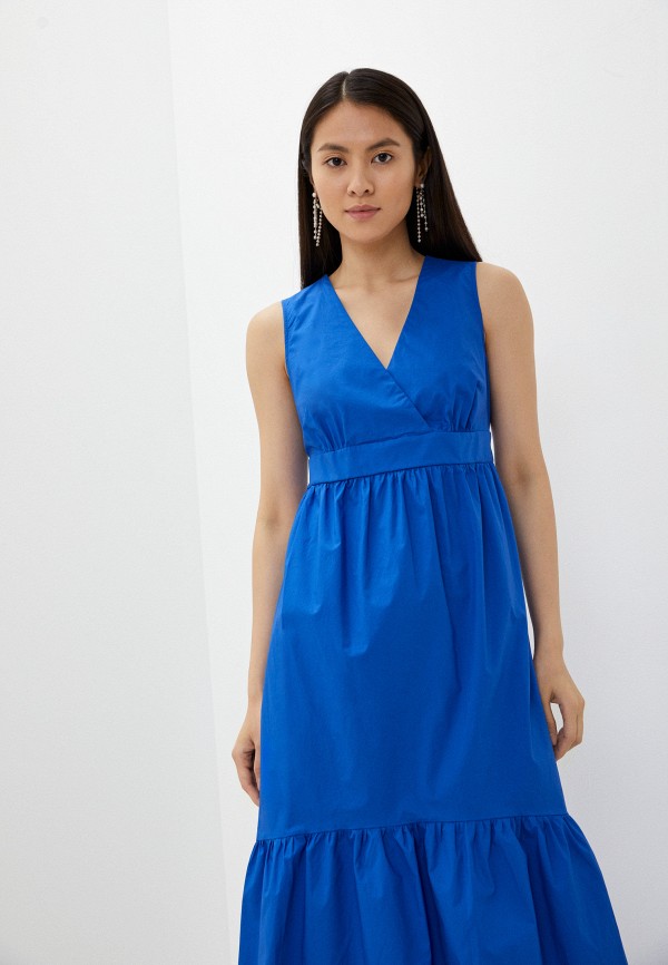 Платье Fracomina синий FJ23SD3004W40001 RTLACF638801