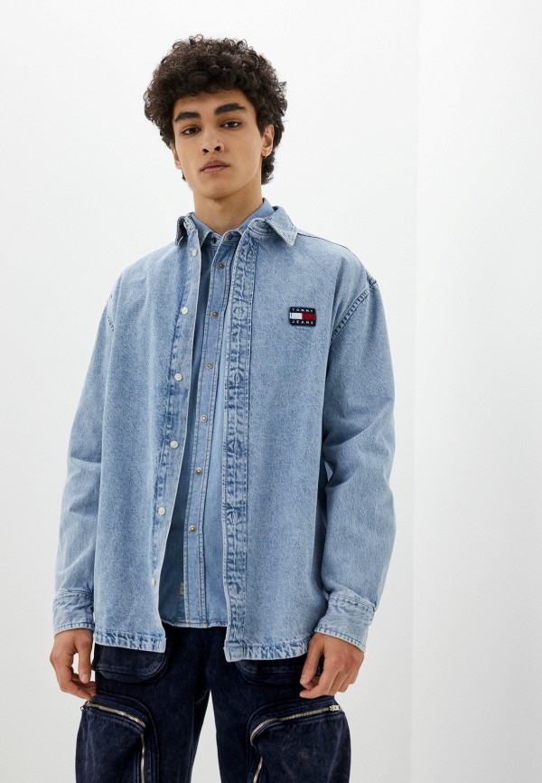 

Рубашка джинсовая Tommy Jeans, Голубой