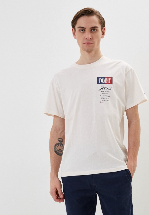 

Футболка Tommy Jeans, Бежевый