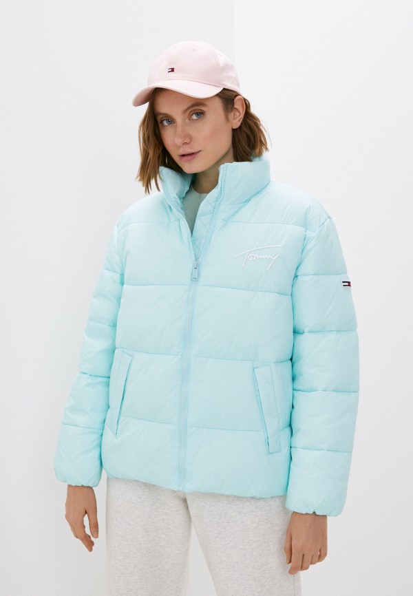 

Куртка утепленная Tommy Jeans, Бирюзовый