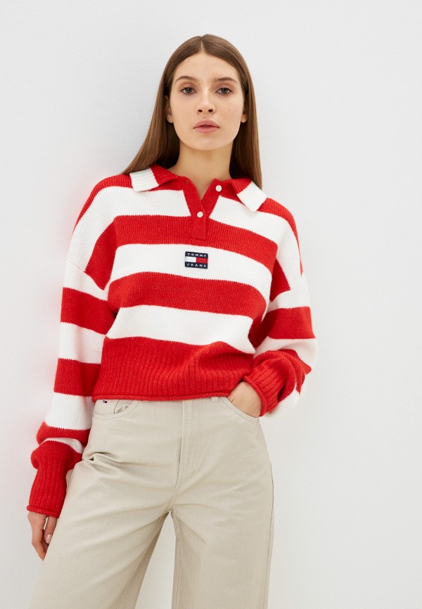 

Поло Tommy Jeans, Красный