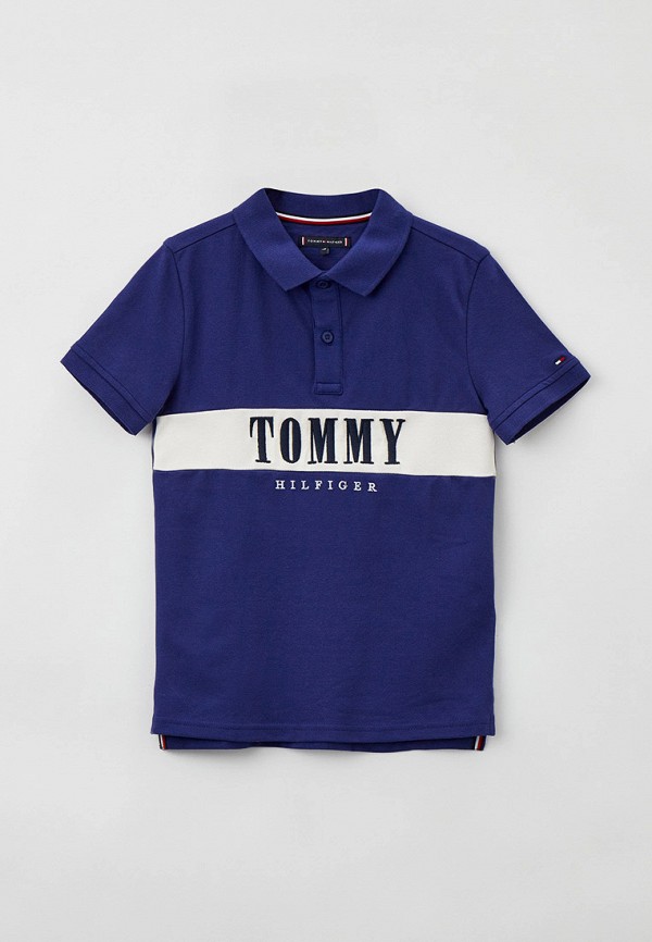 Поло Tommy Hilfiger синий KB0KB07947 RTLACF665501