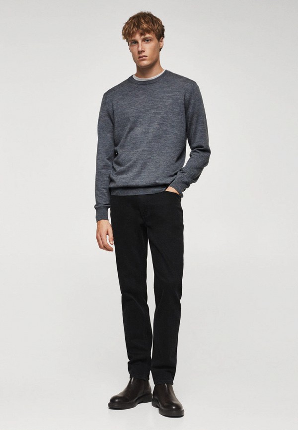 Джемпер Mango Man серый, размер 56, фото 2