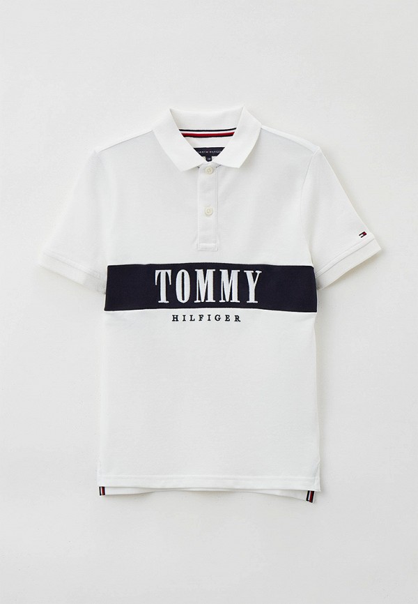 

Поло Tommy Hilfiger, Белый
