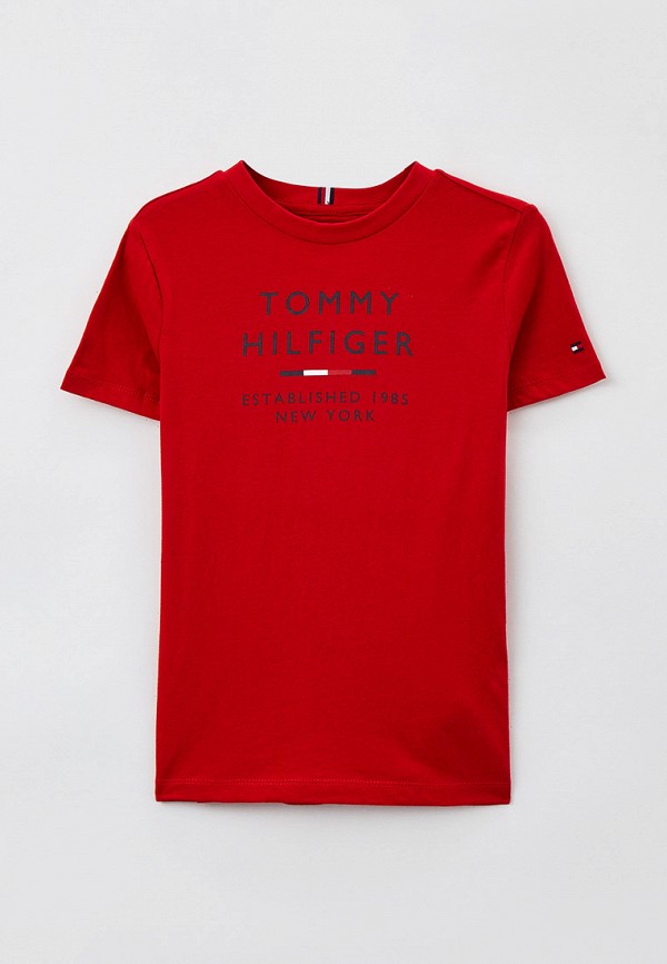 Футболка Tommy Hilfiger красного цвета
