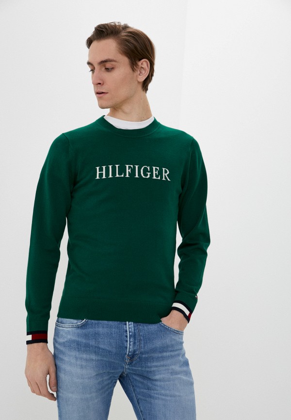 Джемпер Tommy Hilfiger зеленый MW0MW29045 RTLACF690301