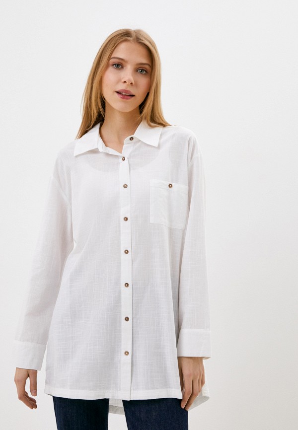 

Рубашка Roxy, Белый, EASYREL SHIRTDR J CVUP WBB0