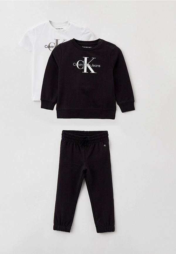 

Свитшот, футболка и брюки Calvin Klein Jeans, Разноцветный