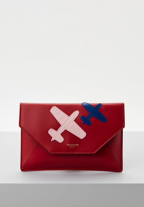 

Клатч Trussardi, Красный