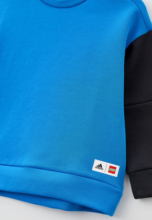 Свитшот adidas голубой, размер 152, фото 3