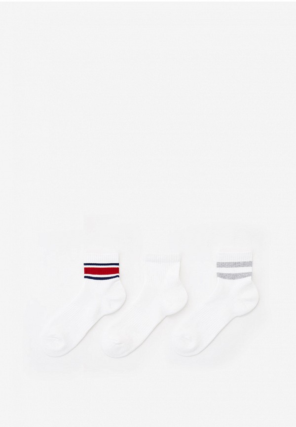 

Носки 3 пары UNIQLO, Белый, 3 шт.