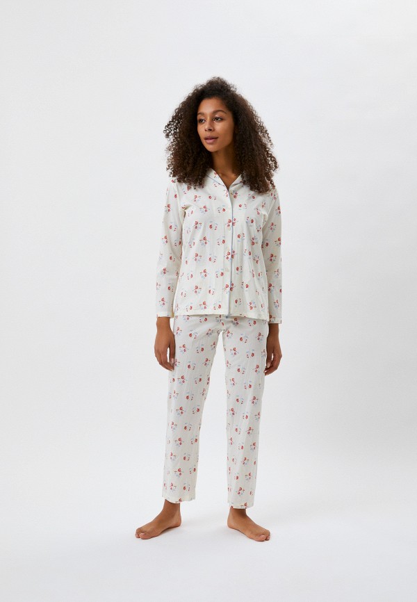 

Пижама UNIQLO, Бежевый, из вискозы и хлопка Joy of Print