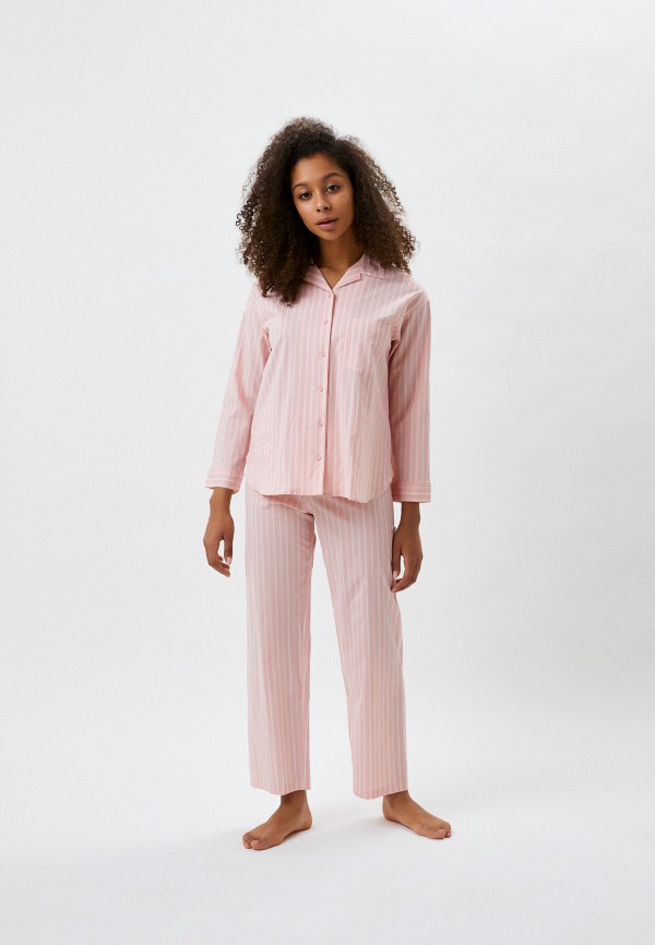 

Пижама UNIQLO, Розовый, из вискозы и хлопка